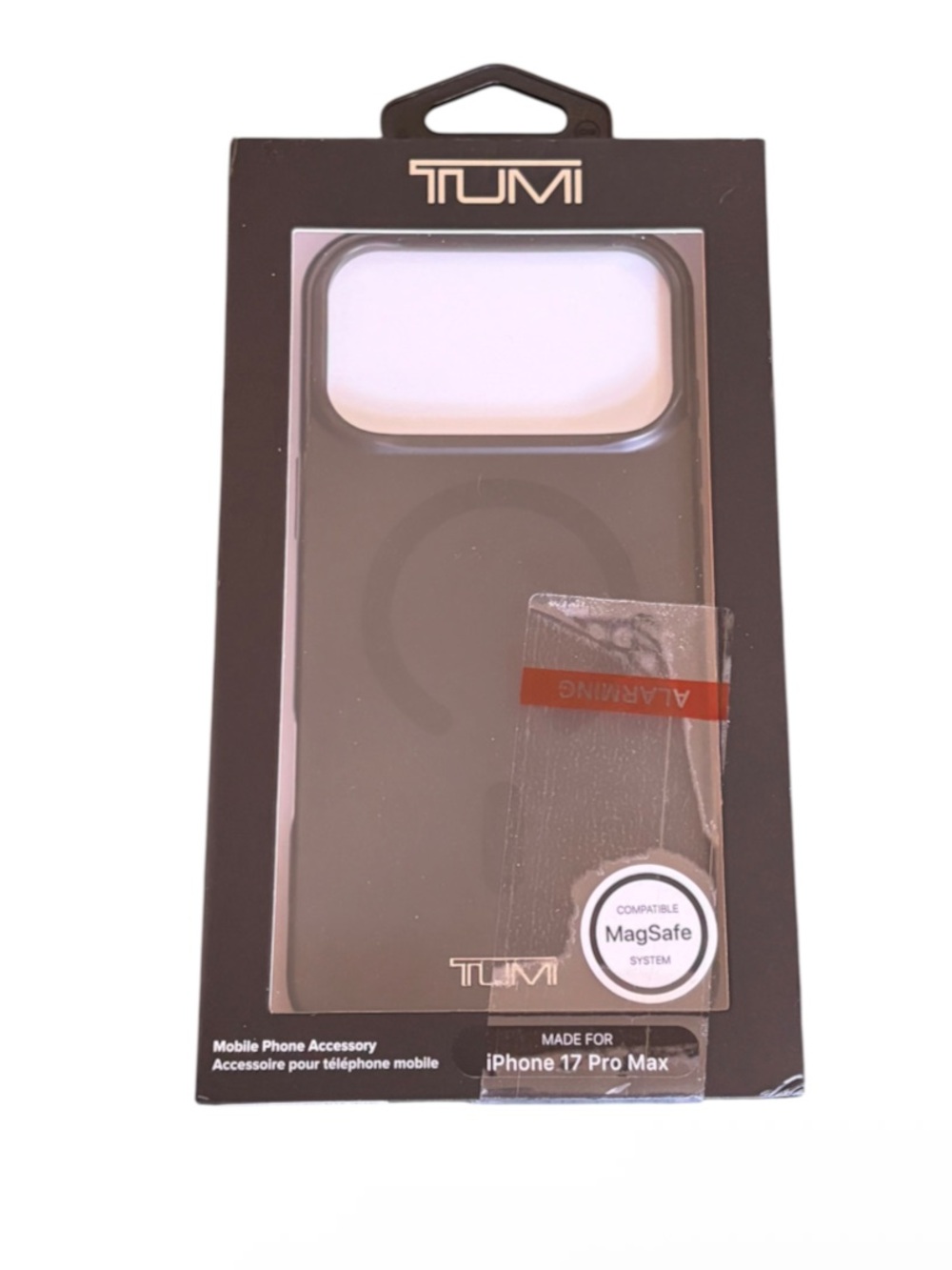 Tumi Black MagSafe-Compatible Case for iPhone 17 Pro Max